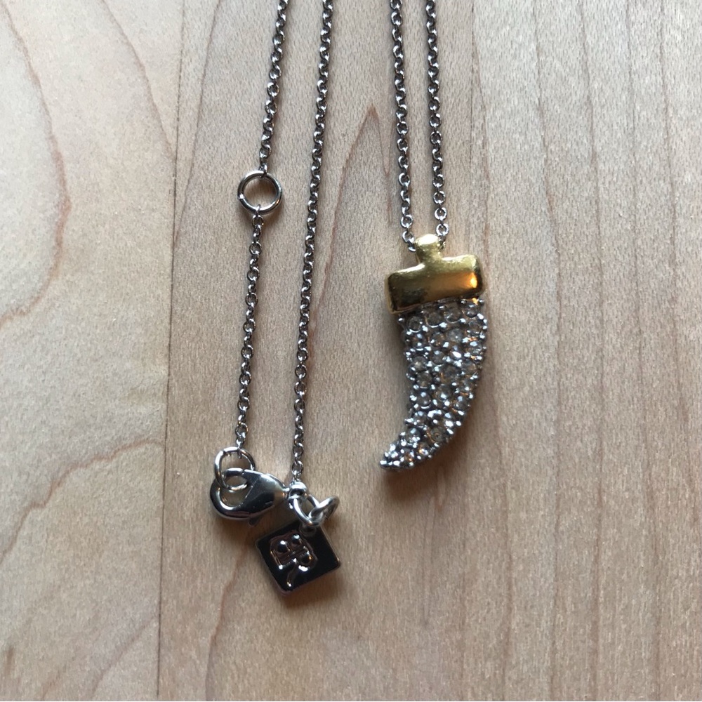 Women’s Banana Republic Pave’ Encrusted Horn Pendant Necklace
